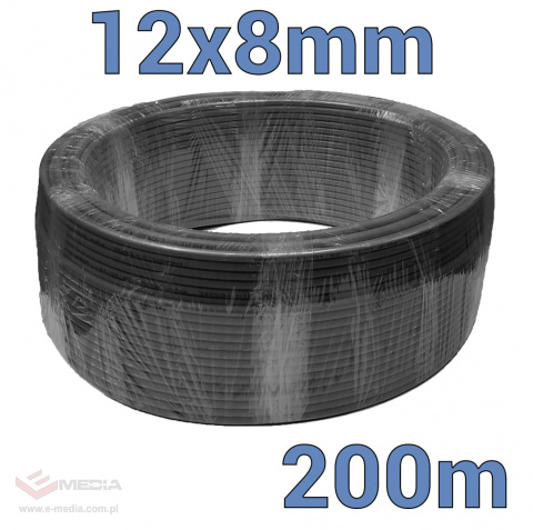 Mikrorurka Mikrokanalizacja MS-C czarna 12x8 200m światłowodowa doziemna