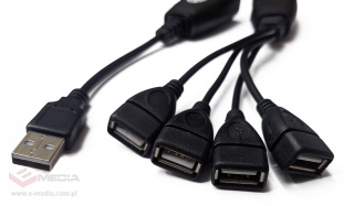 Przedłużacz USB Extender RJ45 PO LAN Cat5/5e/6