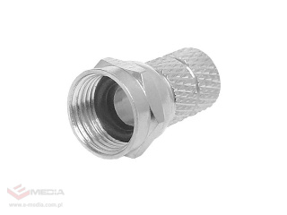Wtyk SAT F 6.8mm HQ z uszczelką