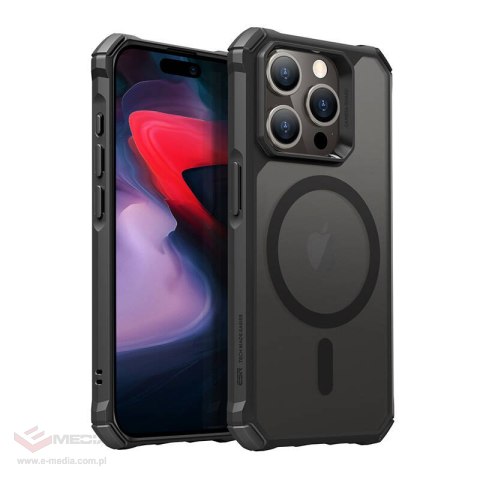 Etui ESR Air Armor do iPhone 15 Pro MagSafe (czarne)