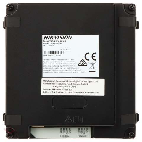 MODUŁ INFORMACYJNY DS-KD-INFO Hikvision