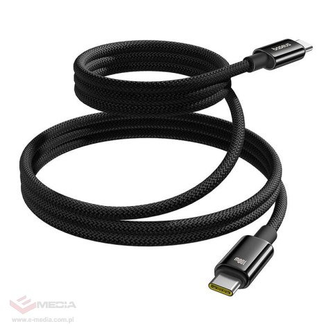 Kabel BASEUS Tungsten Gold USB-C-USB-C 1m (czarny)