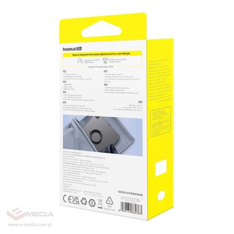 Kabel BASEUS Tungsten Gold USB-C-USB-C 1m (czarny)
