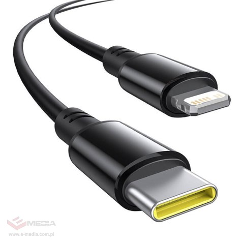 Ładowarka samochodowa BASEUS 60W USB-C + kabel Lightning (czarna)
