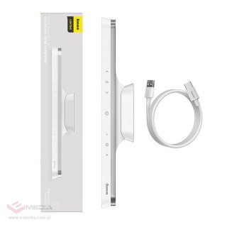 Lampa magnetyczna Baseus Magnetic Stepless Pro, z panelem dotykowym (biała)