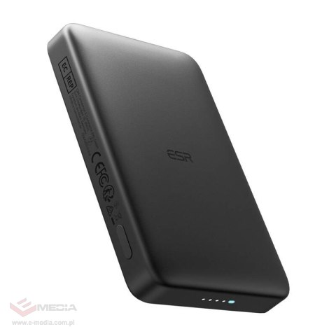 Powerbank ESR Qi2 MagSlim 10000mAh magnetyczny (czarny)