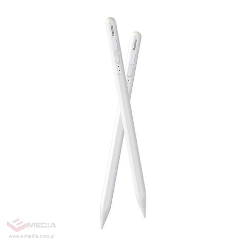 Rysik aktywny BASEUS Stylus ze wskaźnikiem baterii (biały)