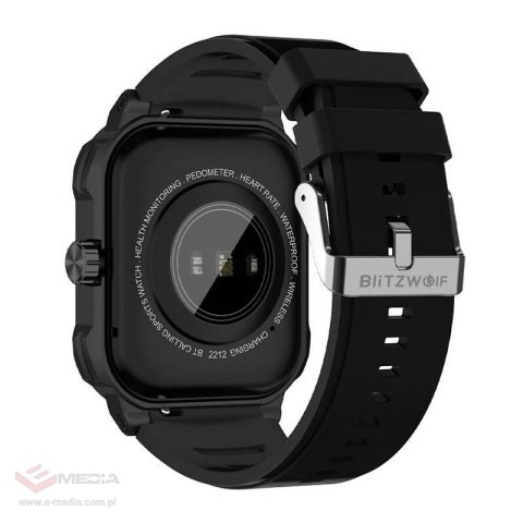 Smartwatch Blitzwolf BW-GTC3 (czarny/czarny stalowy)