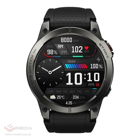 Smartwatch ZEBLAZE Stratos 3 (czarny)