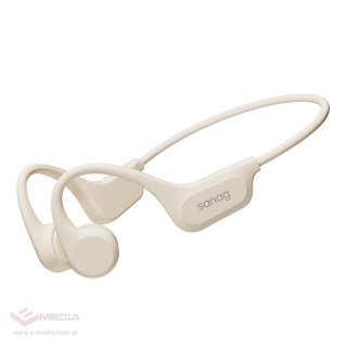 Słuchawki bezprzewodowe z przewodnictwem kostnym Sanag B60S Pro (białe)
