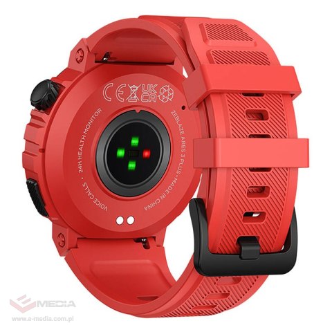 Smartwatch ZEBLAZE Ares 3 Plus (czerwony)