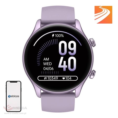 Smartwatch ZEBLAZE Btalk 3 Plus (fioletowy)