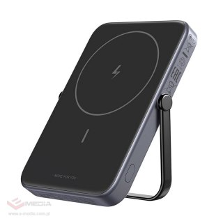 Powerbank magnetyczny 5000mAh Ugreen Uno PB571, USB-C (szary)