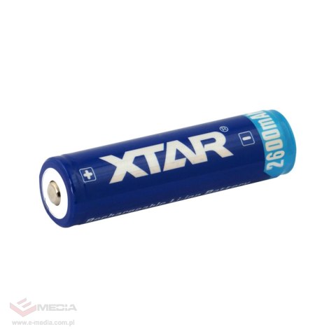 Akumulator XTAR 18650 3,7V Li-ion 2600mAh z zabezpieczeniem