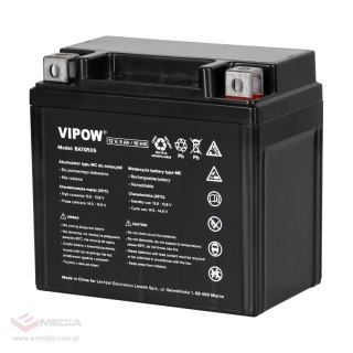 Akumulator VIPOW typ MC do motocykli 12V 5Ah