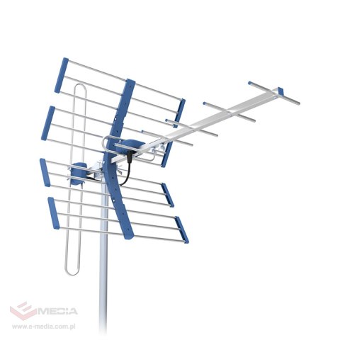 Antena TV DVB-T/T2 VHF/UHF TT W19 Silver COMBO 5G Protected Telkom Telmor