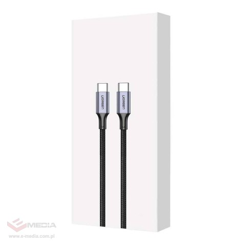 Kabel USB-C do USB-C UGREEN US316, 100W, 2m (czarny)