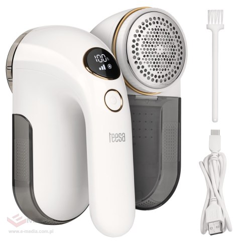 Bezprzewodowa golarka do ubrań LR30 LED , 3 prędkości , 6 noży