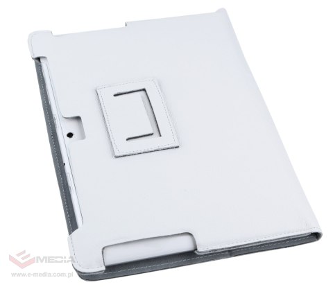 Etui białe dedykowane do Samsung Galaxy Tab P5100 (skóra naturalna)