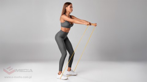 Guma do ćwiczeń lateksowa - Power Band PL-3, czarna 16-32 kg REBEL ACTIVE