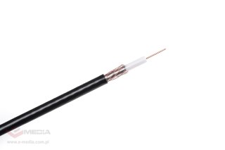 Kabel koncentryczny R-TV RG-59 200m/box czarny