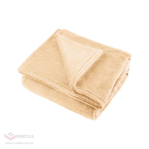 Koc polarowy 200x220 cm TEESA - kremowy