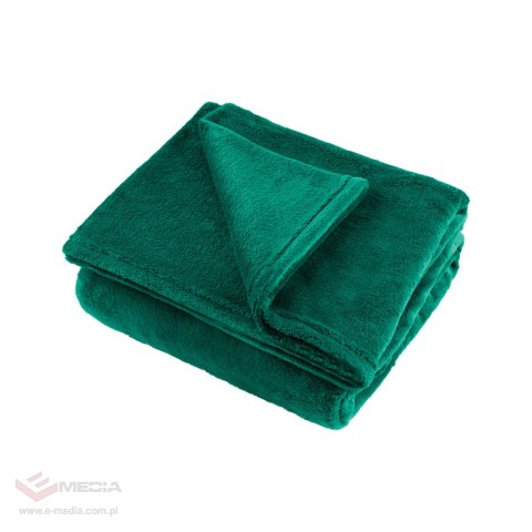 Koc polarowy 200x220 cm TEESA - zielony