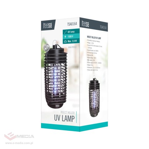 Lampa UV owadobójcza rażąca 2,8 W TEESA