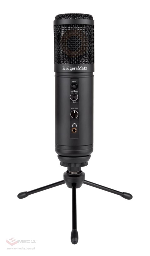 Mikrofon gamingowy / vlogerowy na USB Kruger&Matz Warrior GV-100