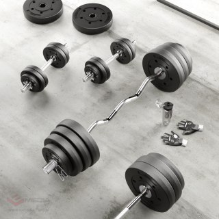 Obciążenie bitumiczne olimpijskie 20kg, otwór 51mm , REBEL ACTIVE