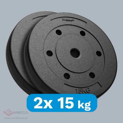 Obciążenie bitumiczne zestaw 2x15kg, otwór 31mm, REBEL ACTIVE