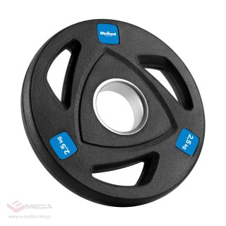Obciążenie żeliwne olimpijskie gumowane zestaw 4x2.5kg, otwór 51mm , REBEL ACTIVE