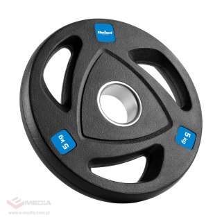 Obciążenie żeliwne olimpijskie gumowane zestaw 4x5kg, otwór 51mm , REBEL ACTIVE