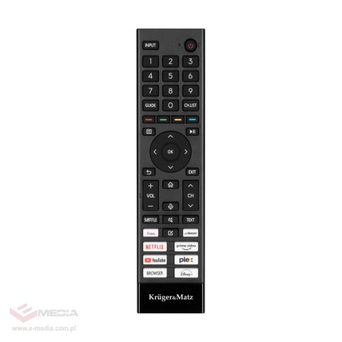 Telewizor Kruger&Matz 65" UHD smart DVB-T2/S2 H.265 Hevc Telewizor Kruger&Matz 65" UHD smart DVB-T2/S2 H.265 Hevc