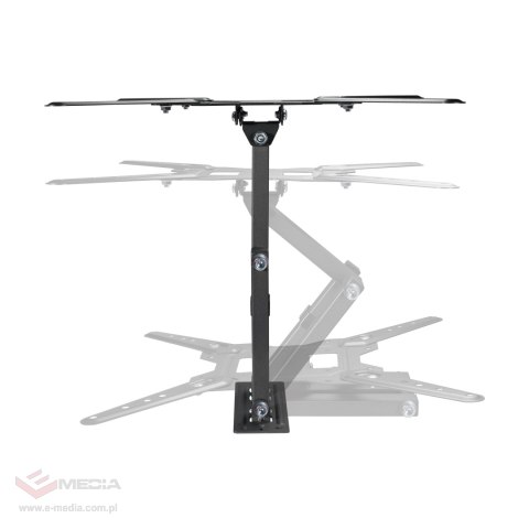 Uchwyt do ściany Kruger&Matz do LED TV 23-55 cali czarny (regulacja w pionie i w poziomie)