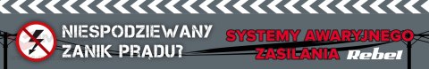 Zasilacz Awaryjny Rebel POWER-1000 - przetwornica z czystym przebiegiem sinusoidalnym i funkcją ładowania 12V 230V 1000VA/700W