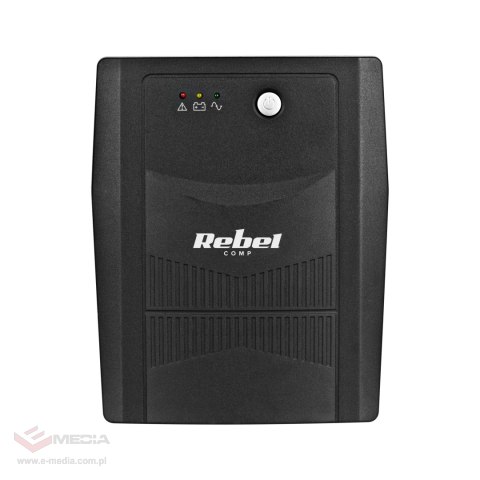 Zasilacz awaryjny UPS REBEL model Micropower 2000 (offline, 2000 VA / 1200 W, 230 V, 50 Hz)