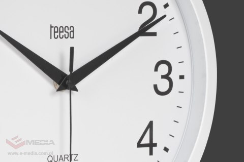 Zegar ścienny 25 cm biały