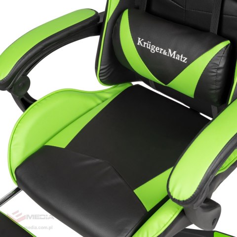 Fotel gamingowy Kruger&Matz GX-150 Czarno-zielony