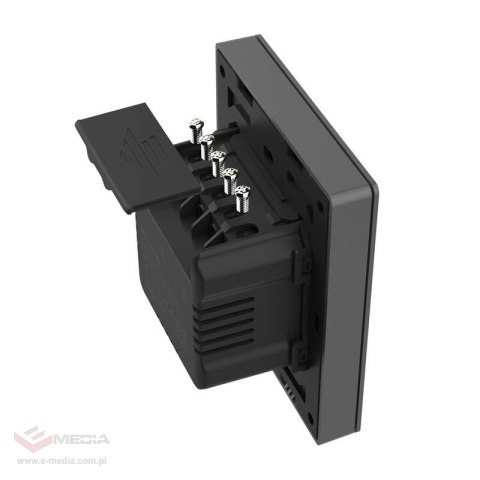 Włącznik światła SONOFF M5-1C-80 Wi-Fi 1-kanałowy (grafitowy)