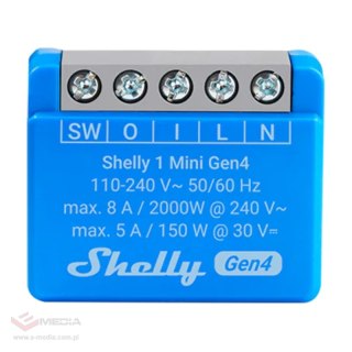 Przekaźnik SHELLY 1 Mini Gen4 Zigbee Matter