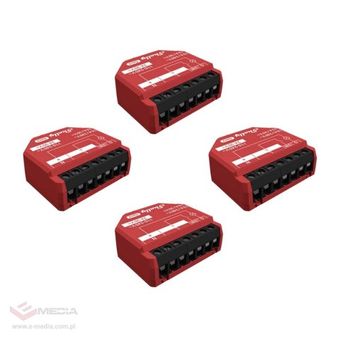 Zestaw 4 przekaźników SHELLY 1PM Gen3 Wi-Fi BT