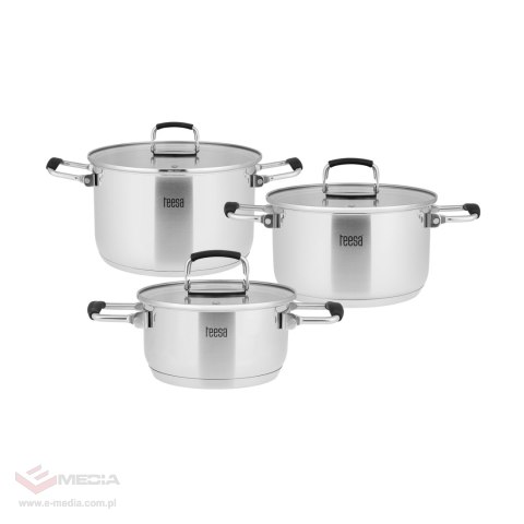 Zestaw garnków 6 elementów TEESA COOK PRIME