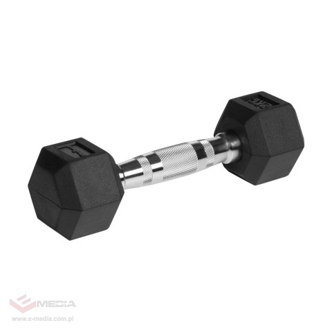 Hantle żeliwne gumowane HEX 2x2 kg REBEL ACTIVE