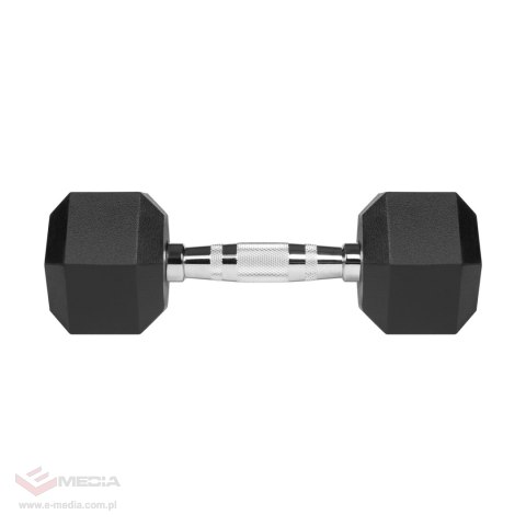 Hantle żeliwne gumowane HEX 2x5 kg REBEL ACTIVE