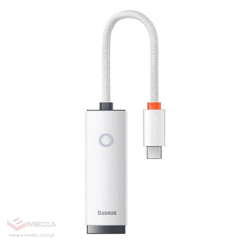 Adapter sieciowy Baseus Lite Series USB-C do RJ45 (biały)