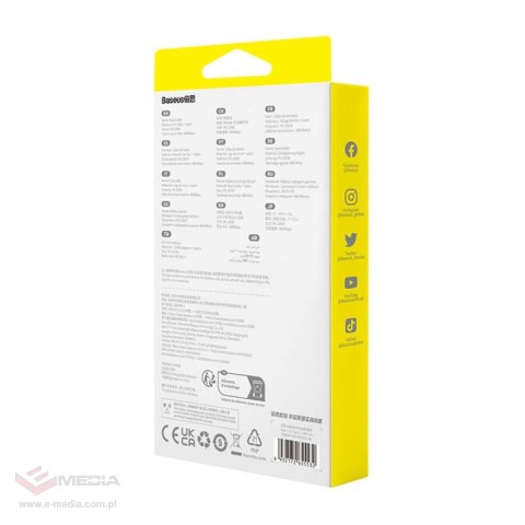 Kabel USB-C do USB-C Baseus Tungsten Gold, 100W, 2m (niebieski)