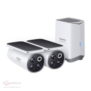 Kamera zewnętrzna Baseus S1 Pro 3K Dual (biała)