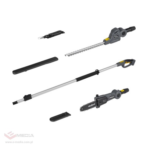 Teleskopowe nożyce akumulatorowe + piła 2w1 Rebel