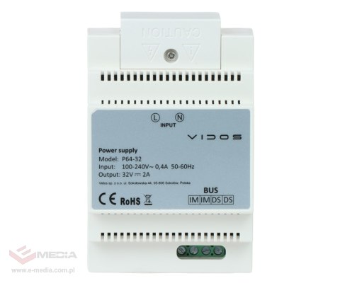 ZASILACZ P64-32 VIDOS 2IP VIDOS